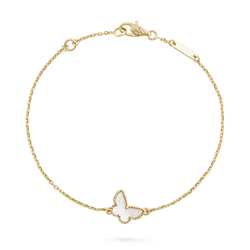 Lucky Alhambra Butterfly Pendant Bracelet