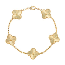 Vintage Alhambra Bracelet in Yellow Gold