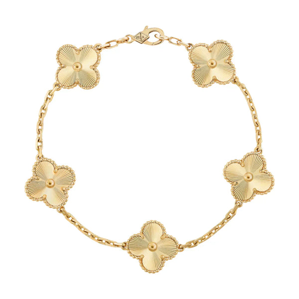 Vintage Alhambra Bracelet in Yellow Gold