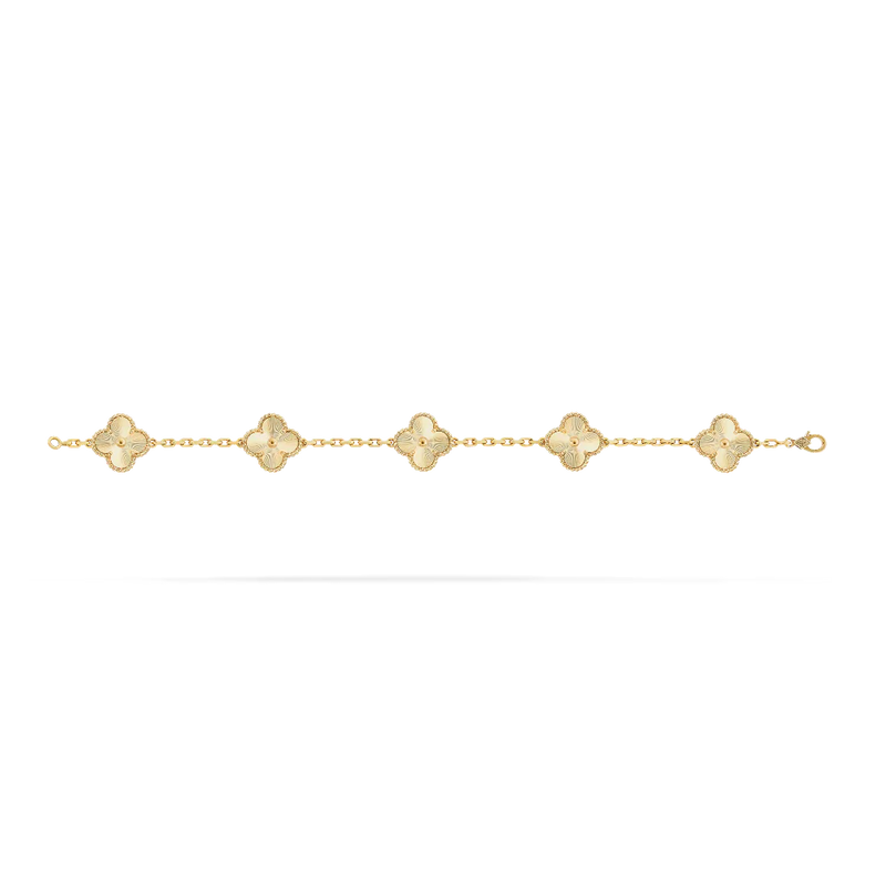 Vintage Alhambra Bracelet in Yellow Gold