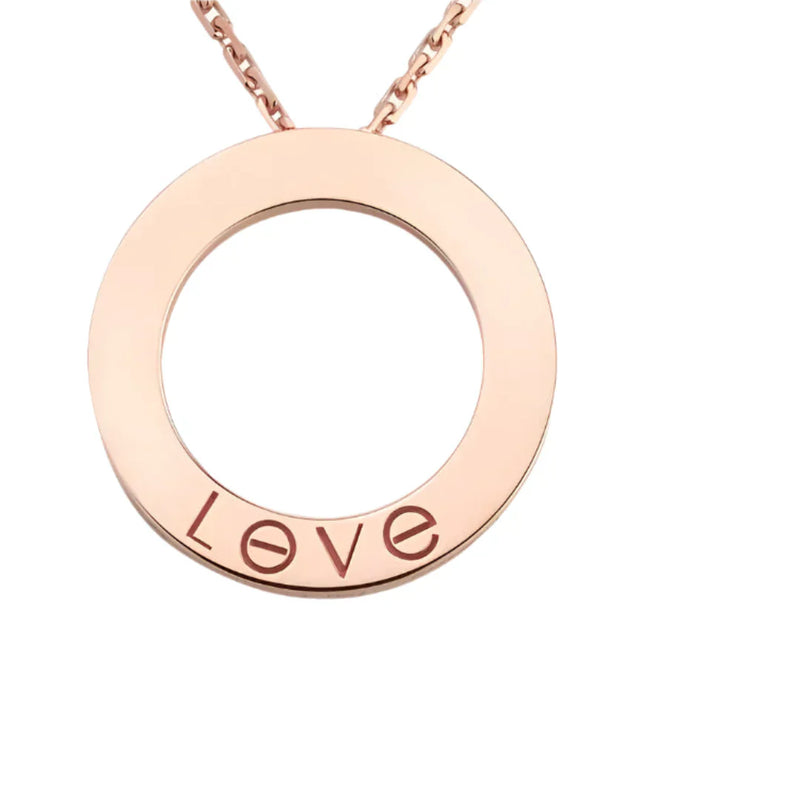 Love Necklace Rose Gold