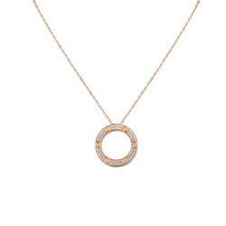 Love Diamond Necklace in Rose Gold
