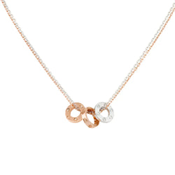Love Pendant Necklace With 6 Diamonds