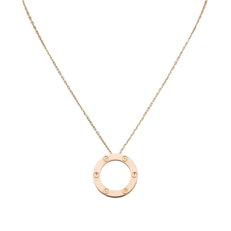 Love Necklace Rose Gold