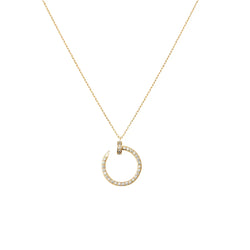 Juste un Clou Necklace Yellow Gold, Diamonds
