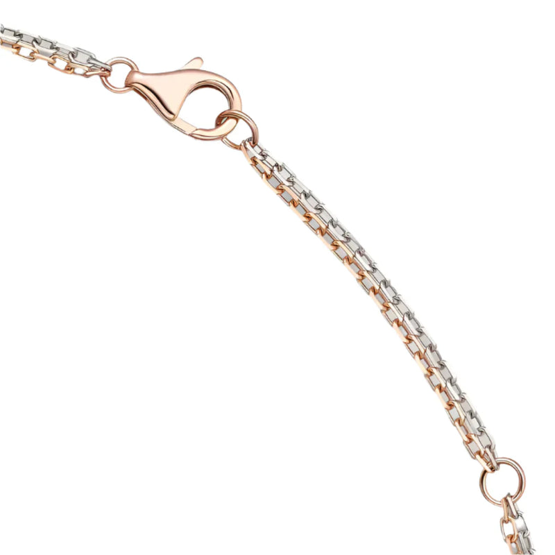 Love Pendant Necklace With 6 Diamonds