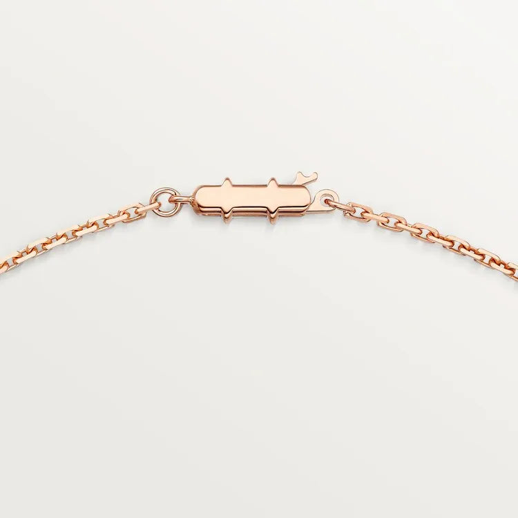 Love Diamond Necklace in Rose Gold