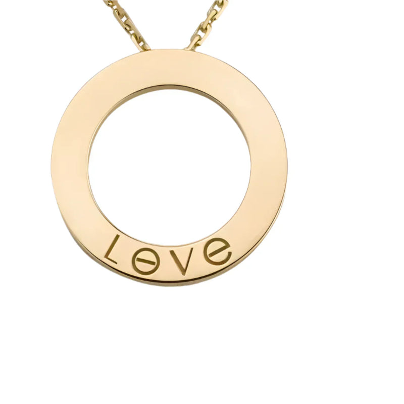 Love Necklace Yellow Gold