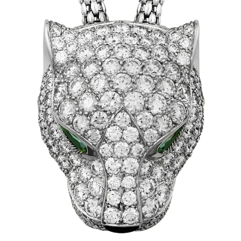 Panthère De Necklace White Gold full Diamonds