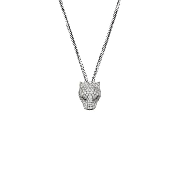 Panthère De Necklace White Gold full Diamonds