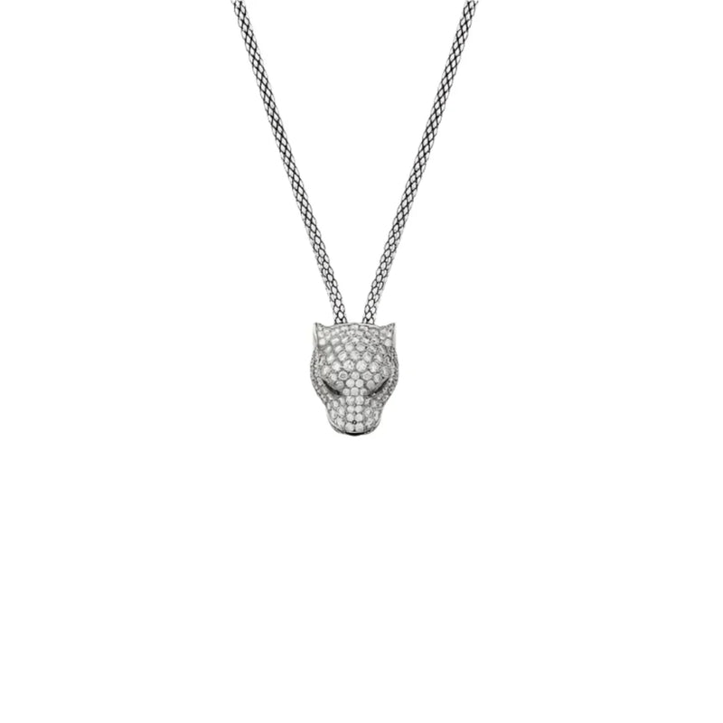 Panthère De Necklace White Gold full Diamonds