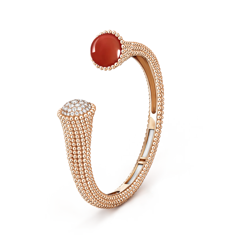 Carnelian Beaded Couleurs Bracelet