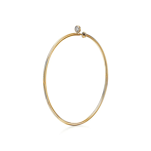 Elsa Peretti Diamond Hoop Earrings