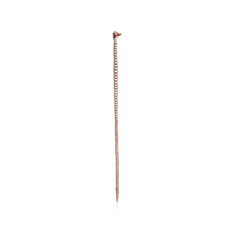 Elsa Peretti Snake Large Rose Gold Earrings