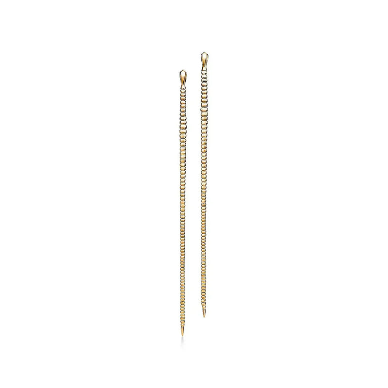 Elsa Peretti Snake Large Yellow Gold Earrings