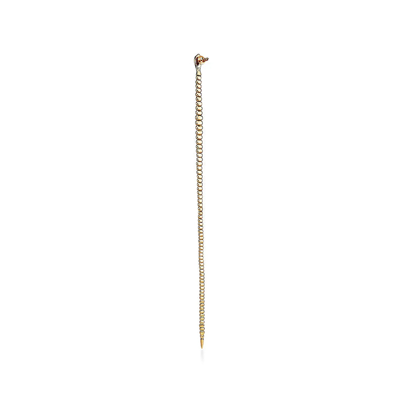 Elsa Peretti Snake Large Yellow Gold Earrings