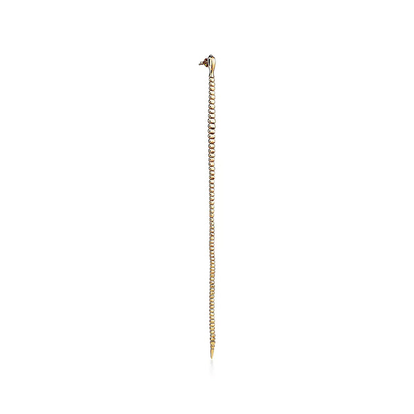Elsa Peretti Snake Large Yellow Gold Earrings