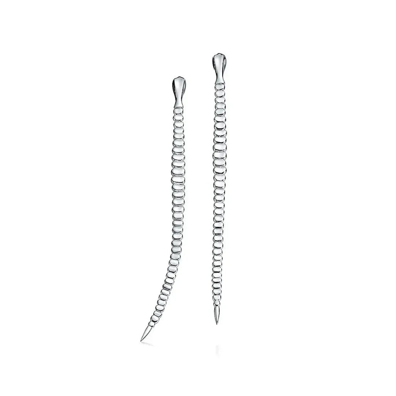 Elsa Peretti Snake Medium Silver Earrings