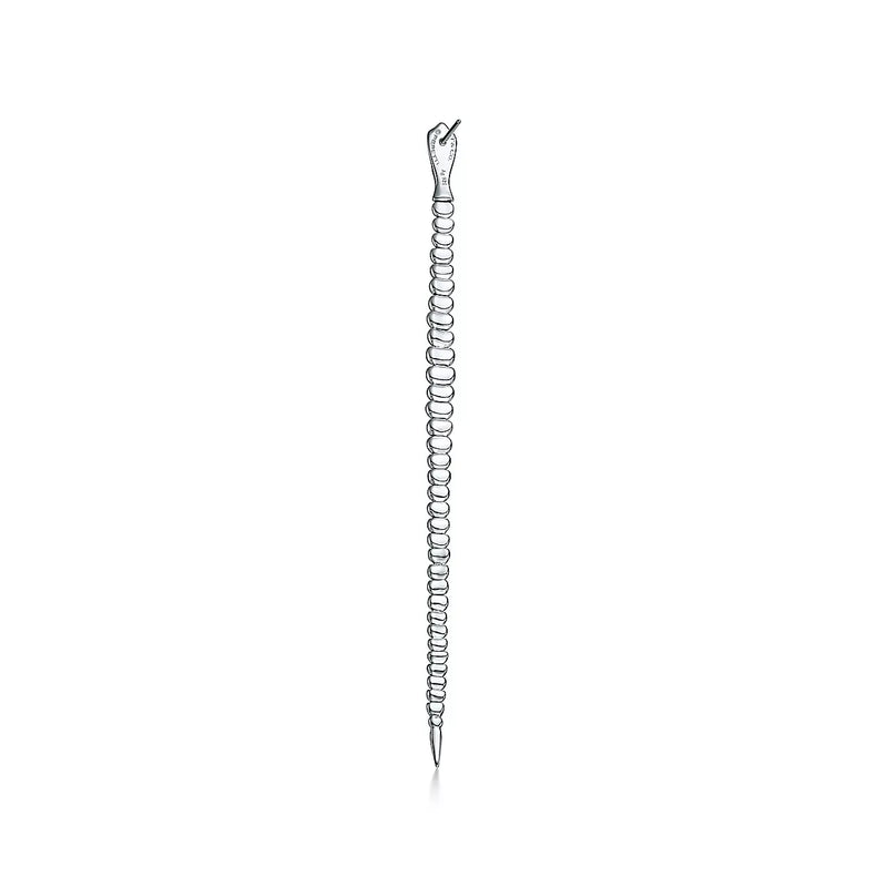 Elsa Peretti Snake Medium Silver Earrings