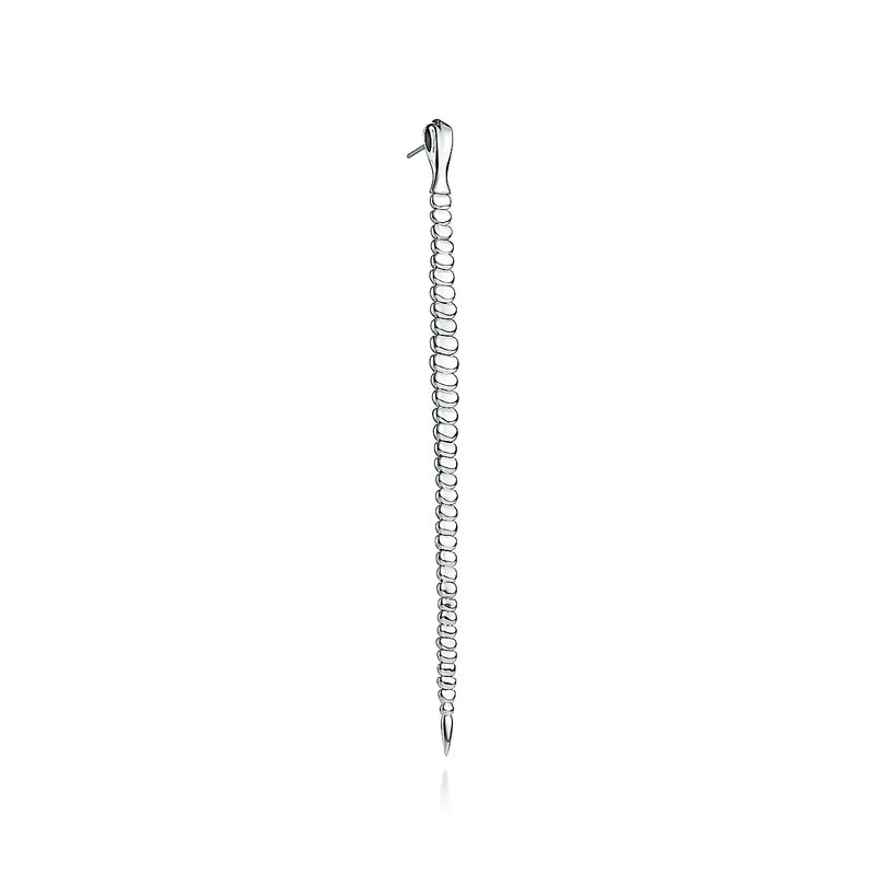 Elsa Peretti Snake Medium Silver Earrings