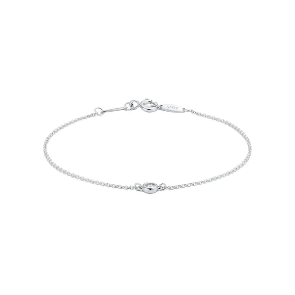 Elsa Peretti Bracelet  White Gold with Diamonds