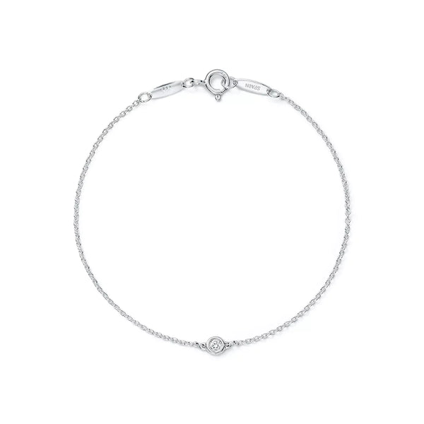 Elsa Peretti Bracelet  White Gold with Diamonds