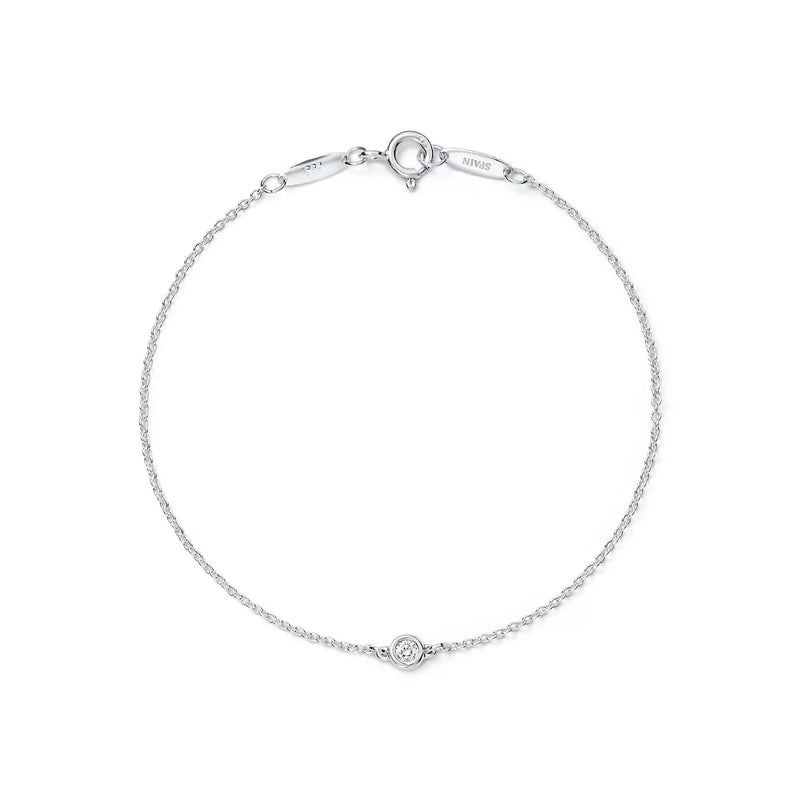 Elsa Peretti Bracelet  White Gold with Diamonds