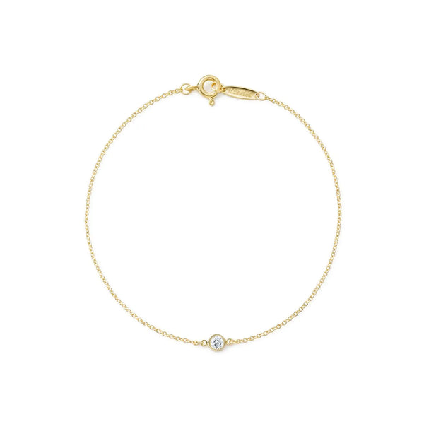 Elsa Peretti Bracelet  Yellow Gold with Diamonds