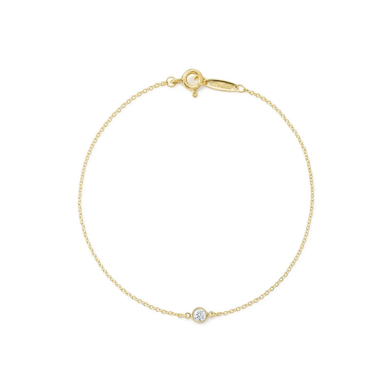 Elsa Peretti Bracelet  Yellow Gold with Diamonds