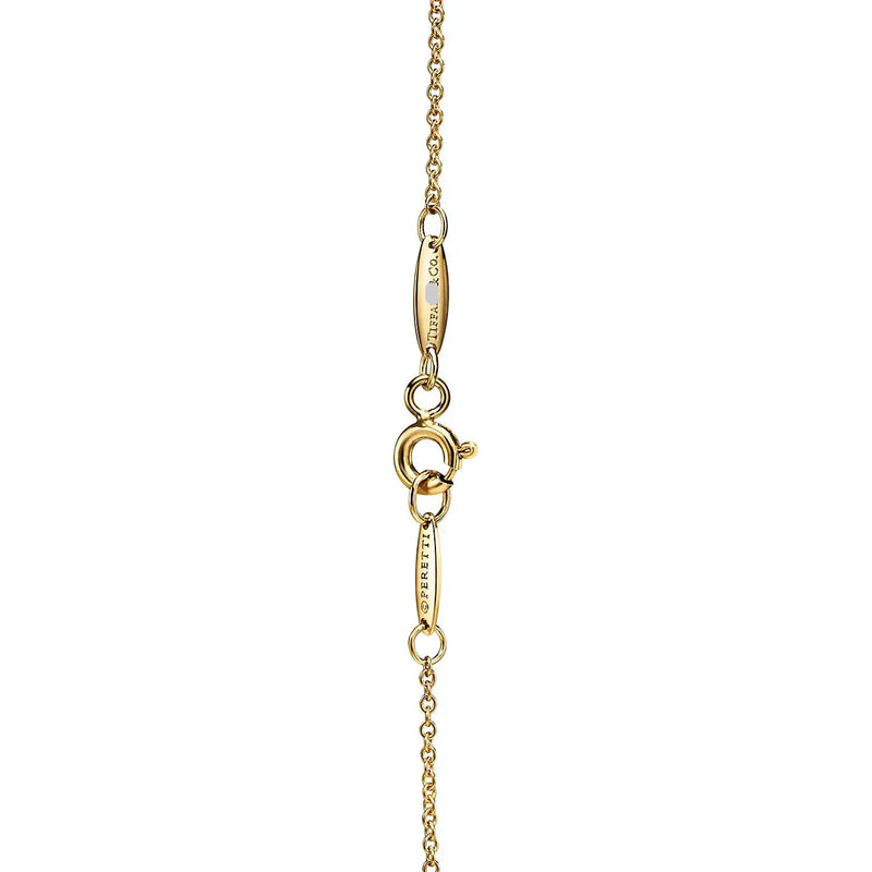 Elsa Peretti Bracelet  Yellow Gold with Diamonds