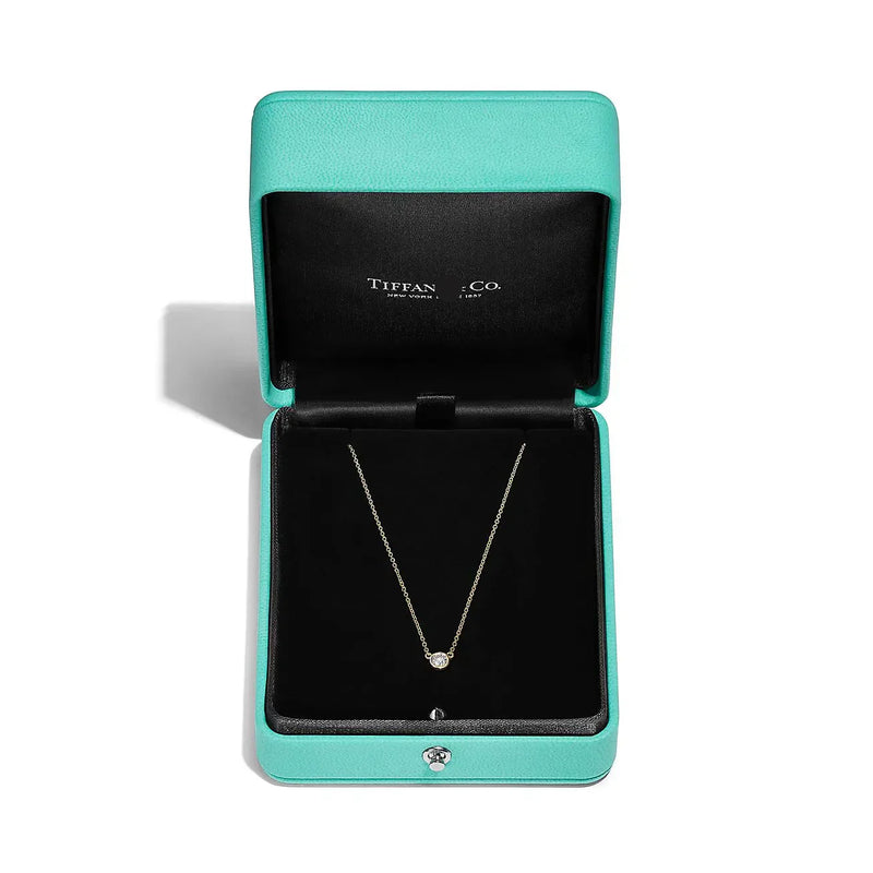 Elsa Peretti Diamond Pendant Yellow Gold