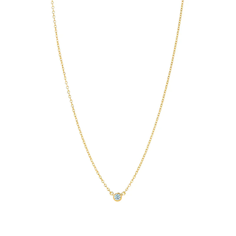 Elsa Peretti Diamond Pendant Yellow Gold