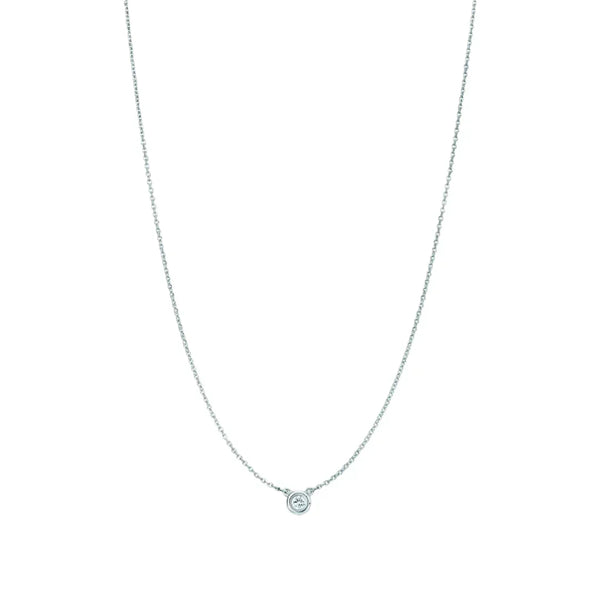Elsa Peretti Diamond Pendant White Gold