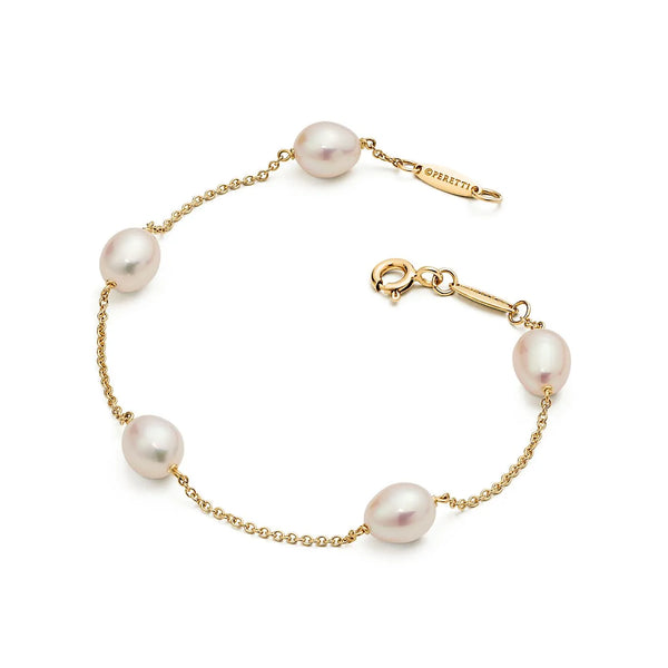 Elsa Peretti Bracelet Pearls Yellow Gold