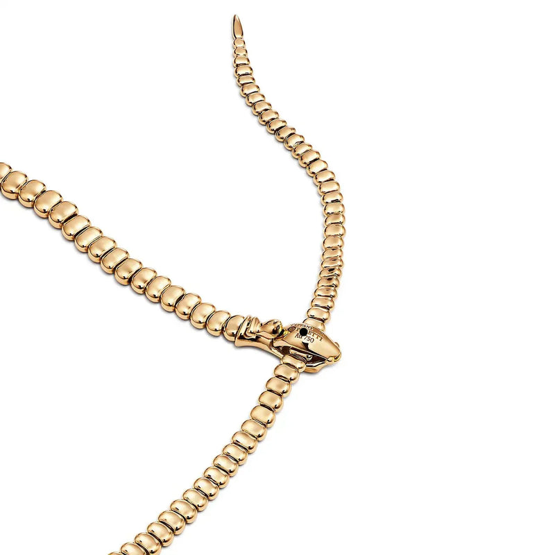 Snake Necklace in Yellow Gold