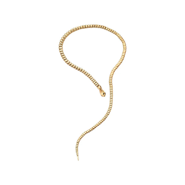 Snake Necklace in Yellow Gold