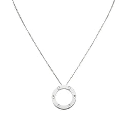Love Necklace White Gold