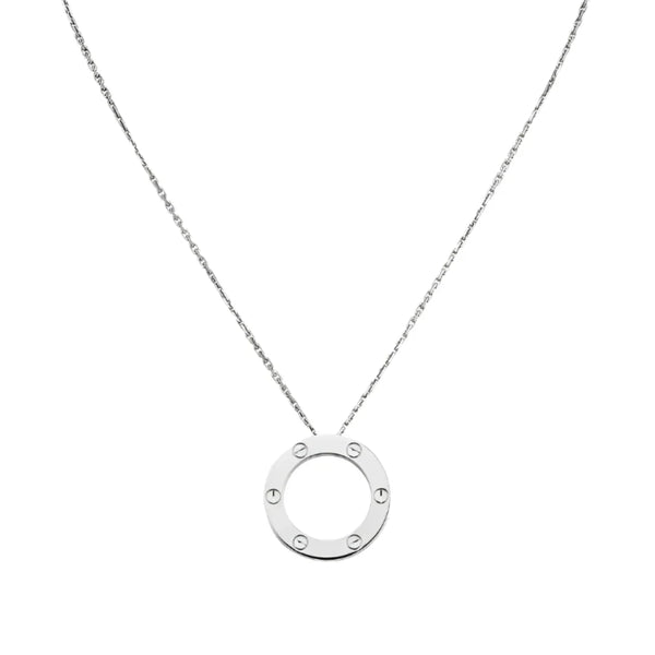 Love Necklace White Gold