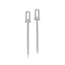HardWear Double Long Link Silver Earrings