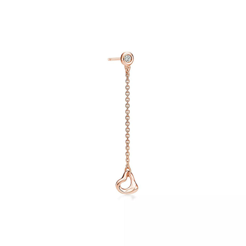 Elsa Peretti Diamonds Open Heart Earrings