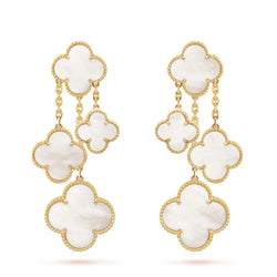 Magic Alhambra Five-Motif Drop Earrings