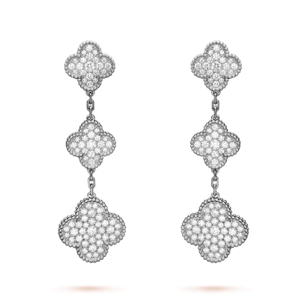 Magic Alhambra Three-Motif Earrings