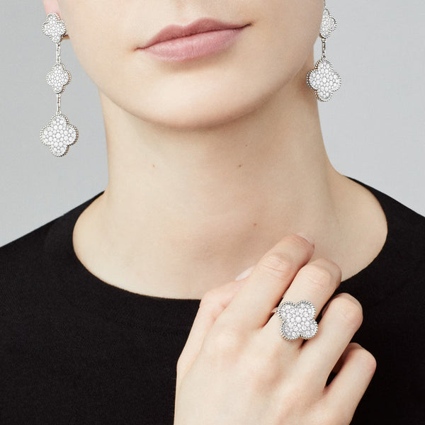 Magic Alhambra Three-Motif Earrings