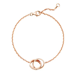 Love Bracelet Delicate Diamond Accent