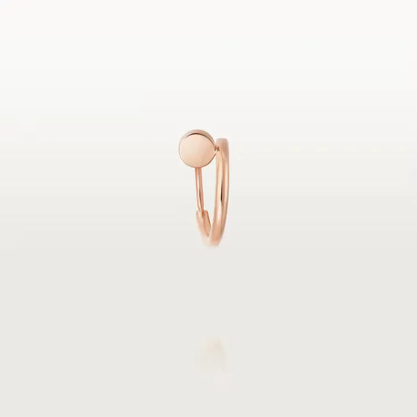 Mini Hoop Earring Rose Gold Vermeil Single Piece