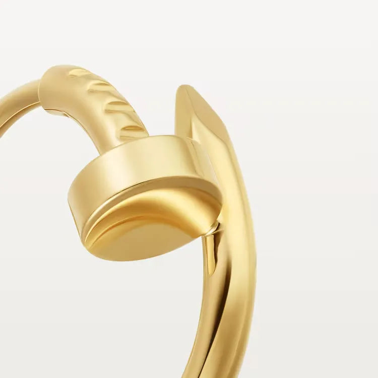 Mini Hoop Earring Sleek Yellow Gold Design