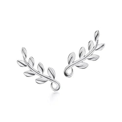 Paloma Picasso Olive Leaf Silver Earrings