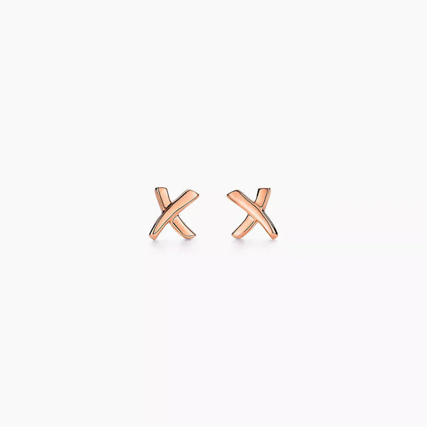 Paloma's Graffiti X Mini Rose Gold Earrings