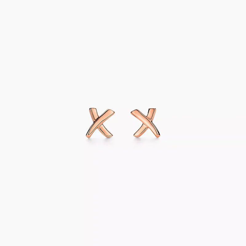 Paloma's Graffiti X Mini Rose Gold Earrings