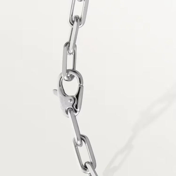 Santos Chain Bracelet White Gold Vermeil Refined